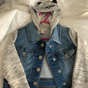 Cat and jack jean jacket NWOT